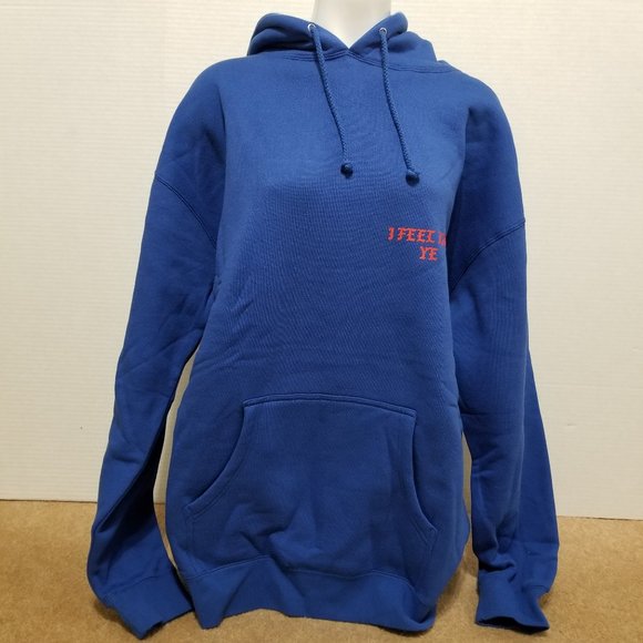 Kanye West hoodie XXL I Feel Like Pablo Ye graphic slogan pullover band merch - Picture 1 of 13